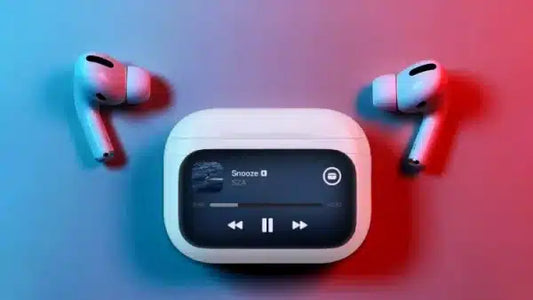Airpods Pro With Digital Display | Touch Volume Control Digital Screen Smooth Display Games | (color White)