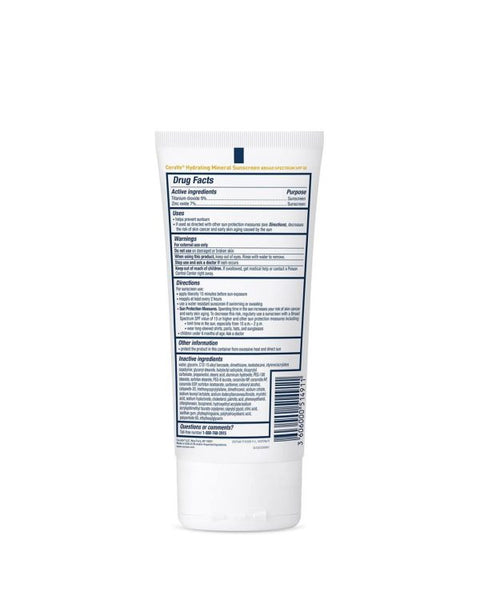 100% Original ! Cerave Hydrating Mineral Sunscreen Spf 100 Ml – Cerave Hydrating Sun Block | Best Skin Care Sunscreen