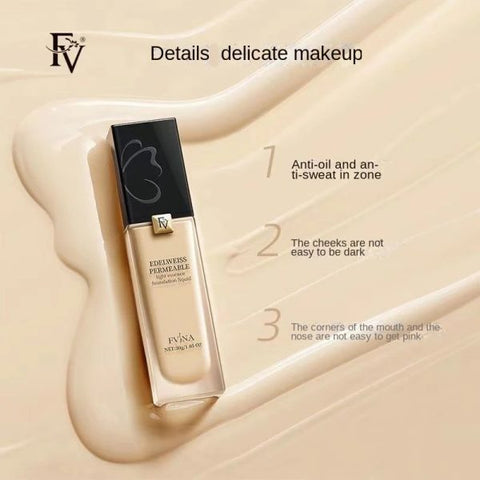 Fv Edelweiss Liquid Refreshing Essence Fvina Foundation Skin Care Dry Oil
