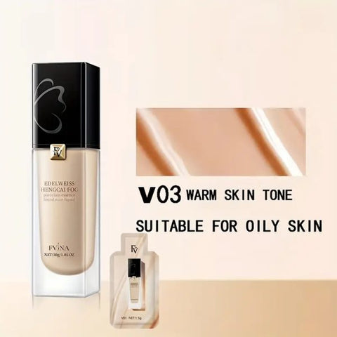 Fv Edelweiss Liquid Refreshing Essence Fvina Foundation Skin Care Dry Oil