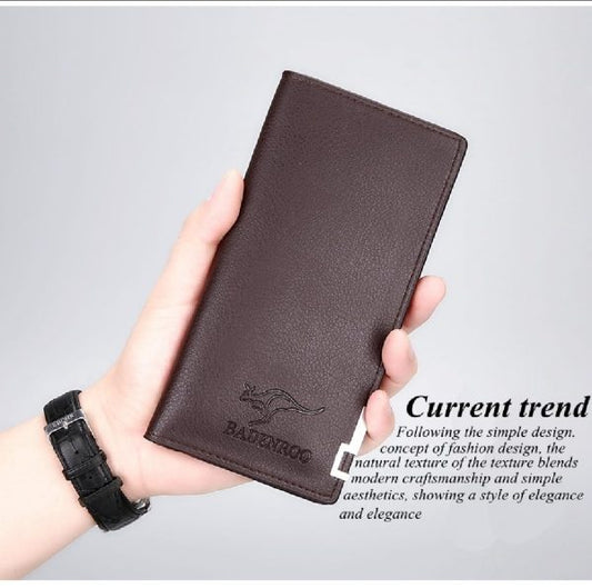 Kangro Ultra Slim Long Purse Wallet For Men | Wallet For Men | Black Color Kangro Wallet For Men – Badenroo Wallet